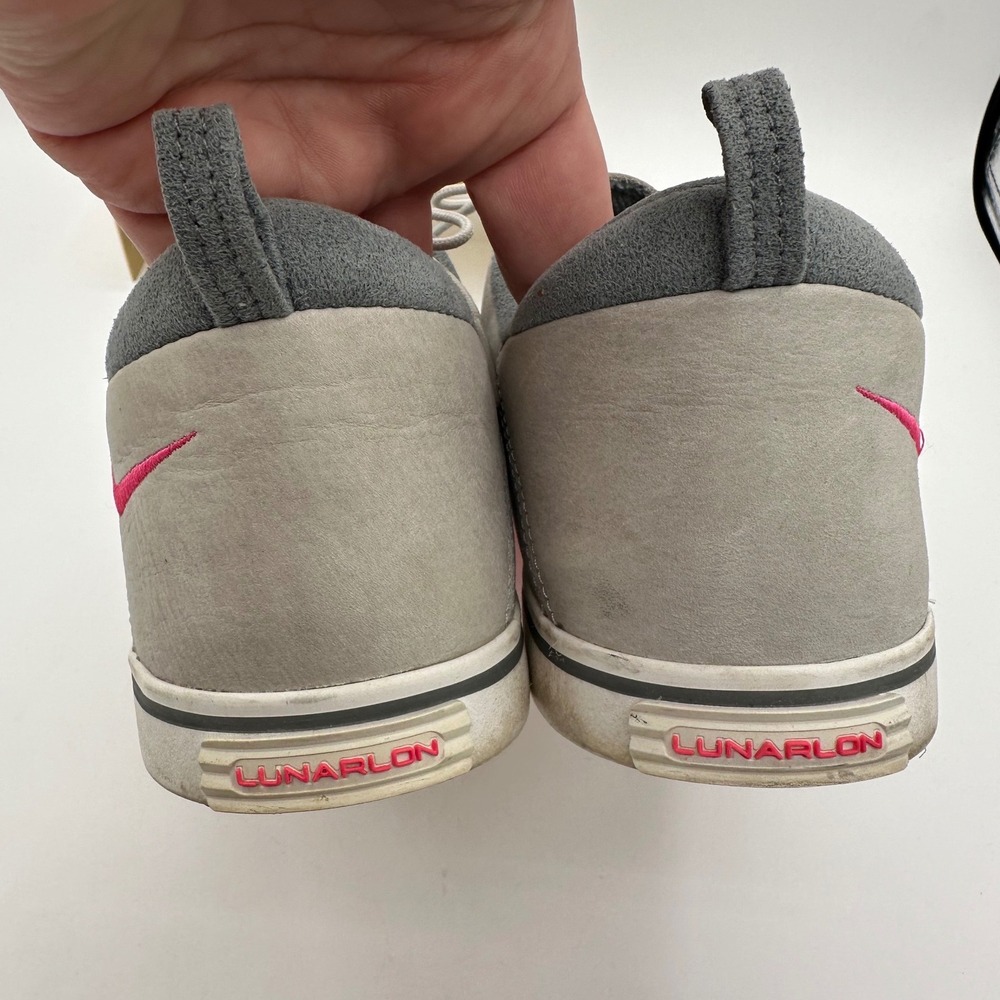 NIKE Women's Lunar Adapt Golf Shoes Pure Platinum/Hyper Pink Grey/Pink | 8 - Picture 9 of 11